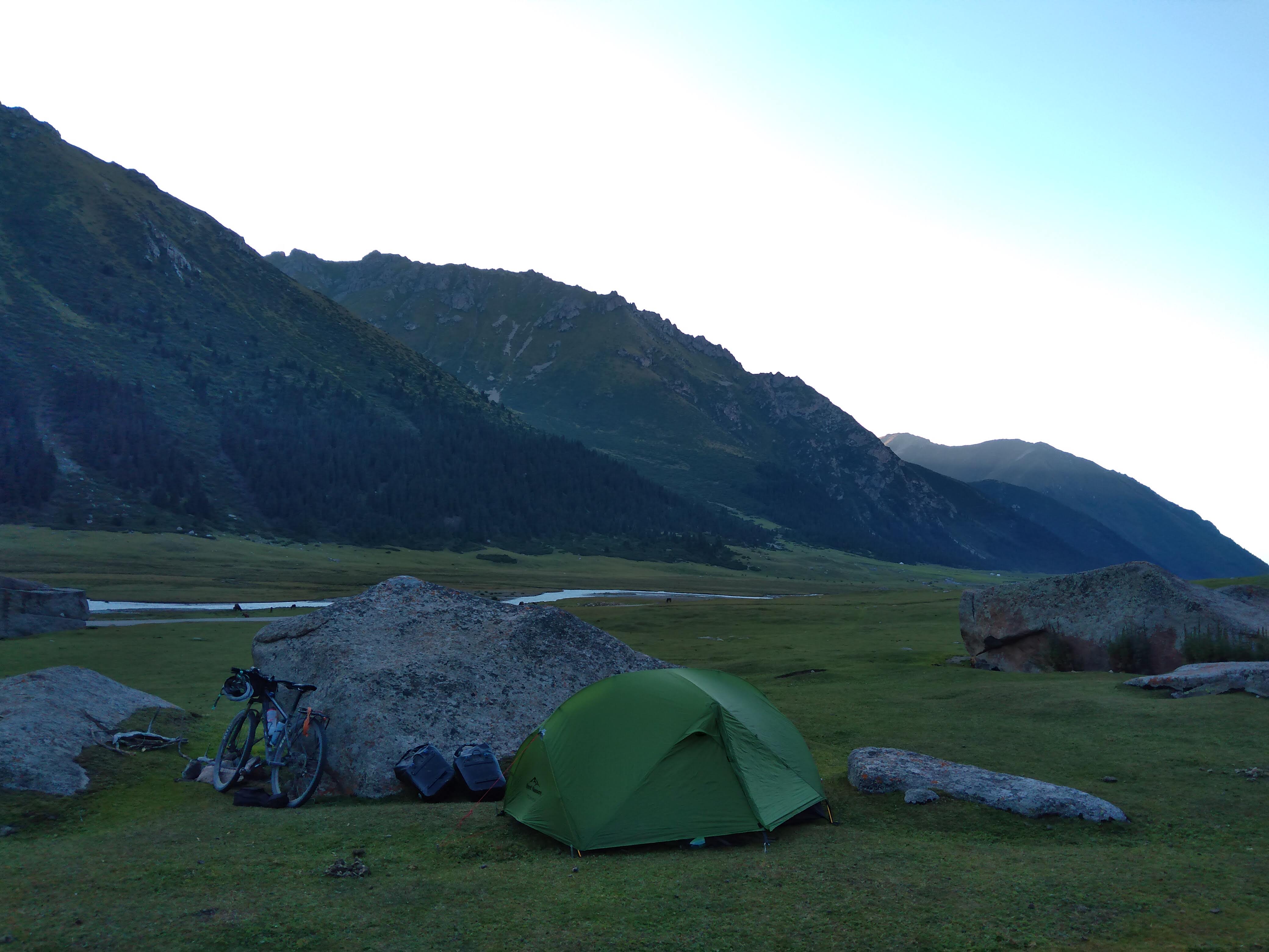 Camping in Kyrgyzstan