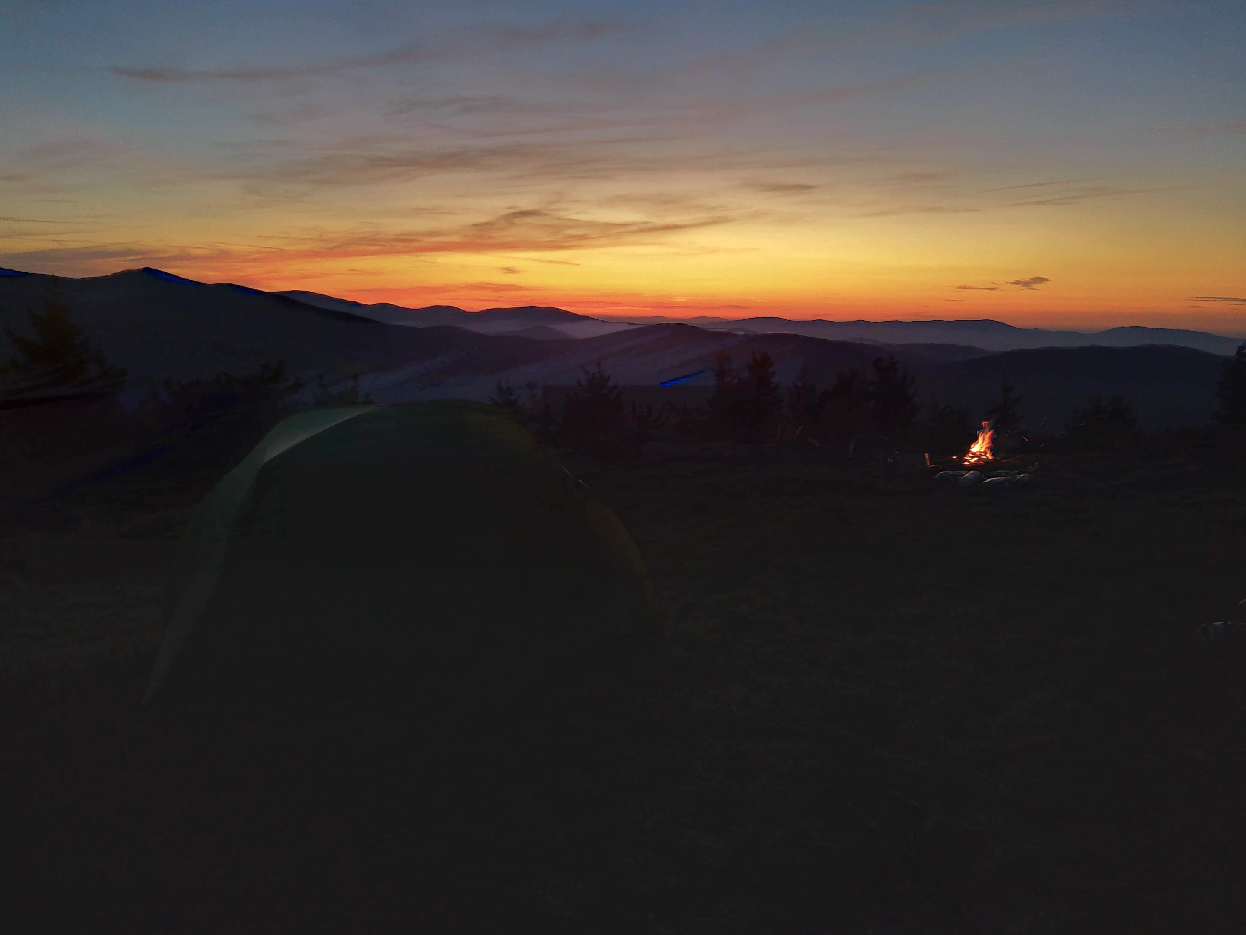 wild camping alone