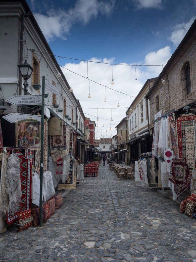 bazaar in Korce