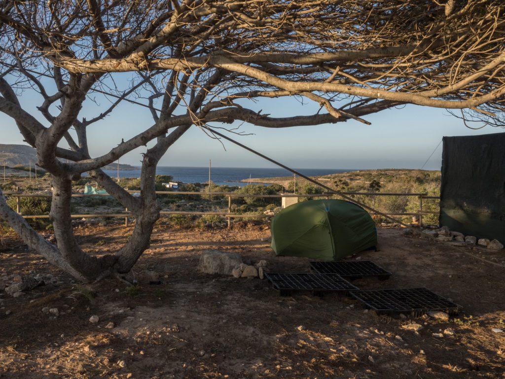 camping in comino