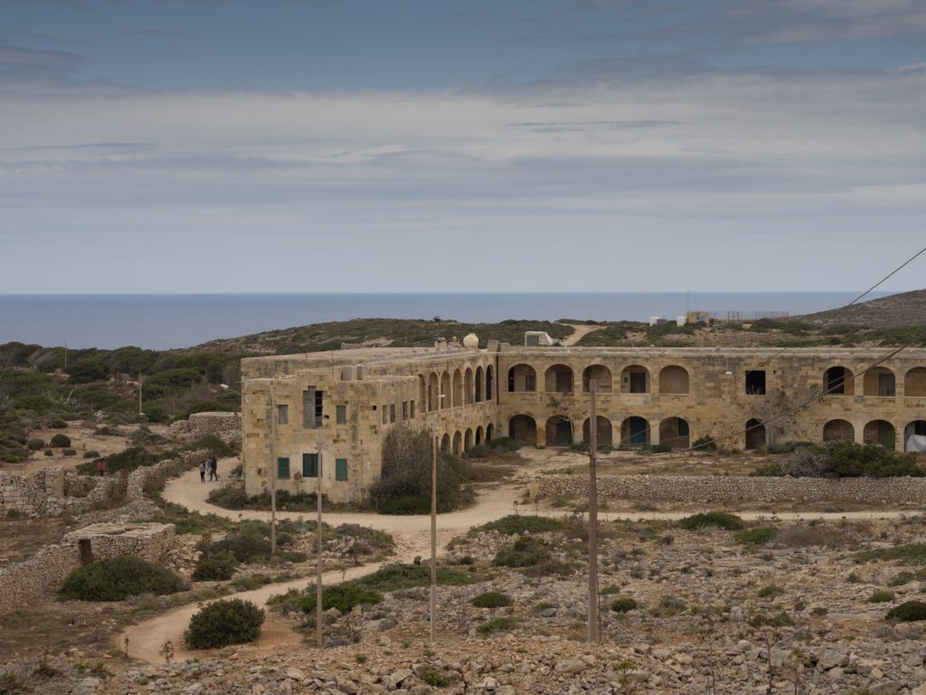 abandoned hospital in comino