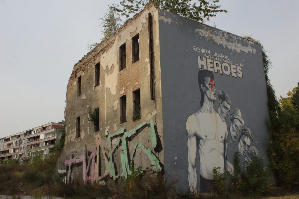 david bowie mural sarajevo