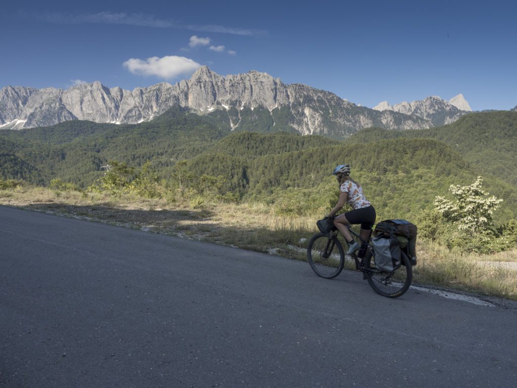 cycling in the pindus mountains