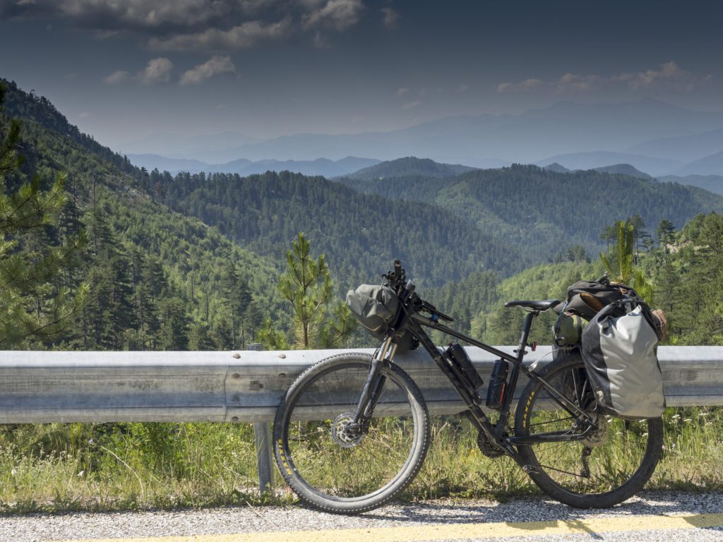 bike touring in pindus