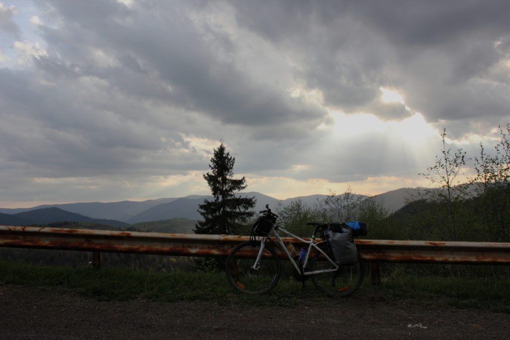 my first bicycle tour in Ukraine