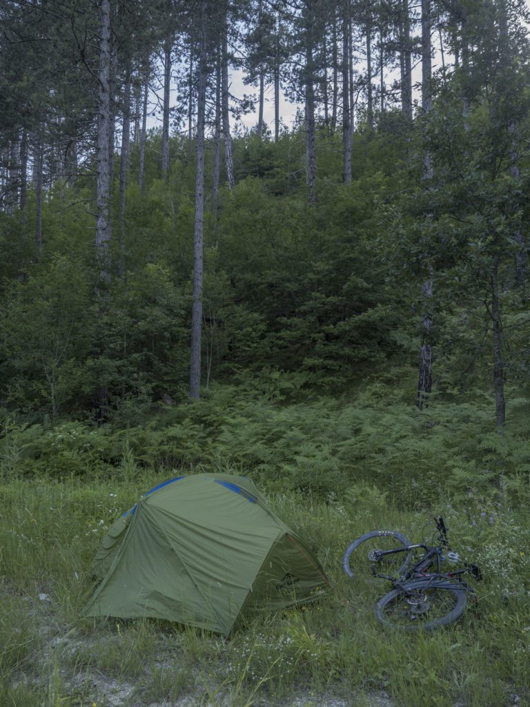 wild camping in pindus mountains