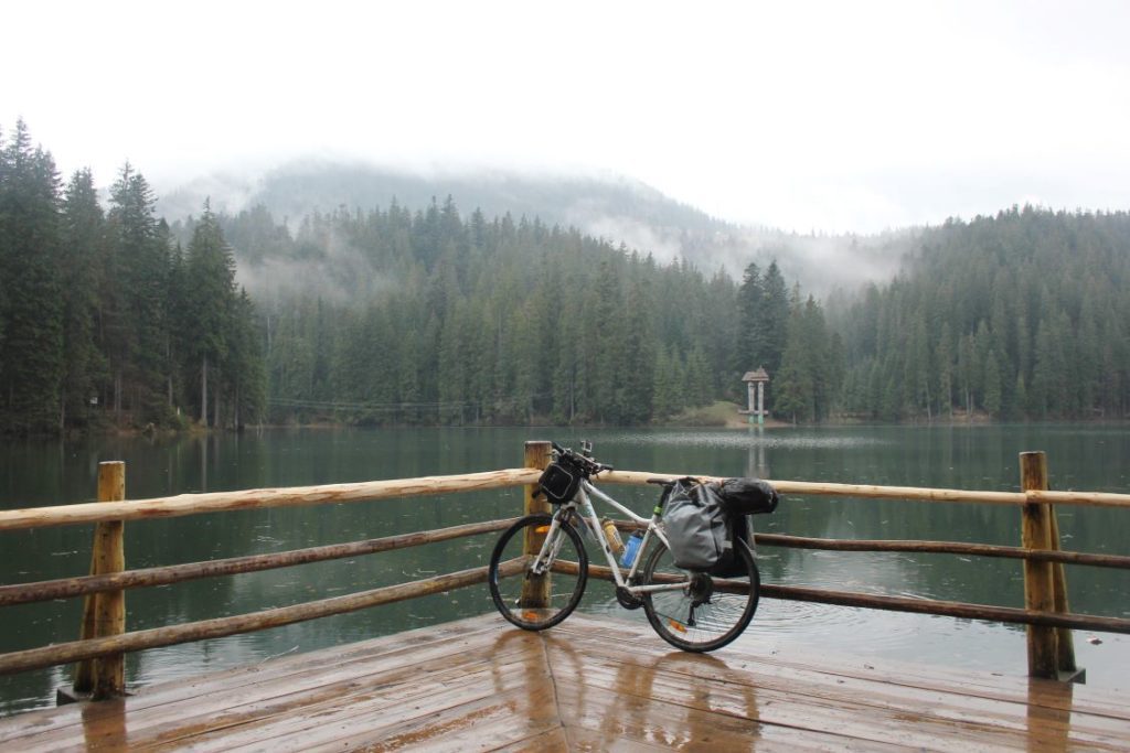 Good waterproof panniers will keep your luggage dry even in heavy rain