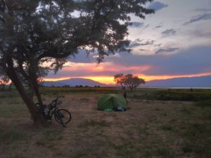 accommodation on a bicycle tour