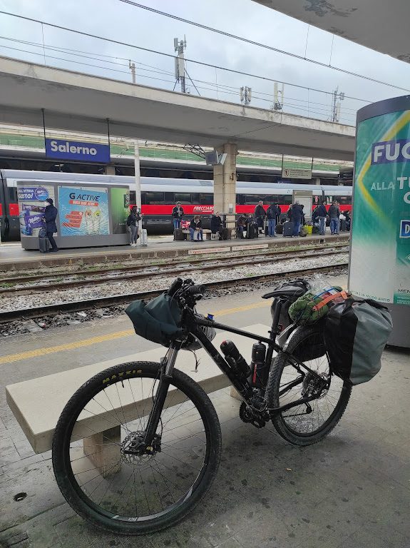 taking bicycle on a train in Europe