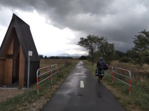 cycling in the rain