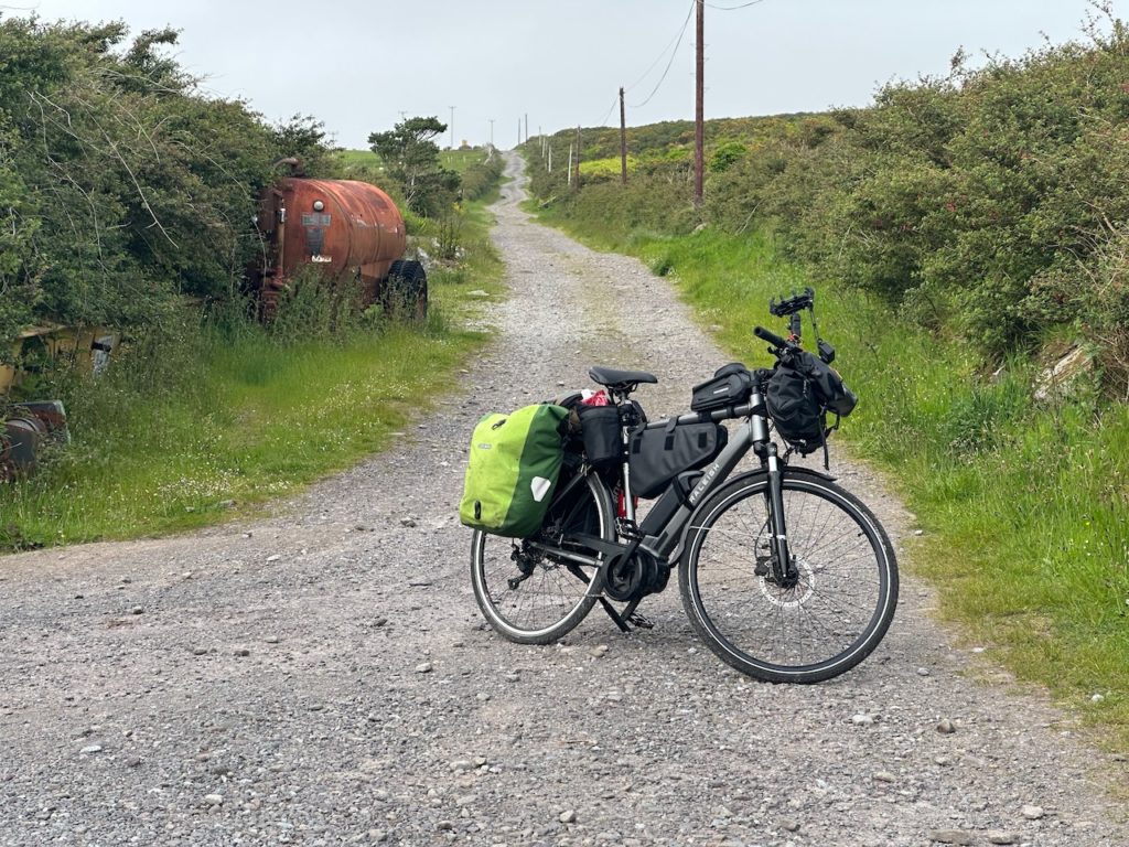 E-bike touring requires some additional route planning. 