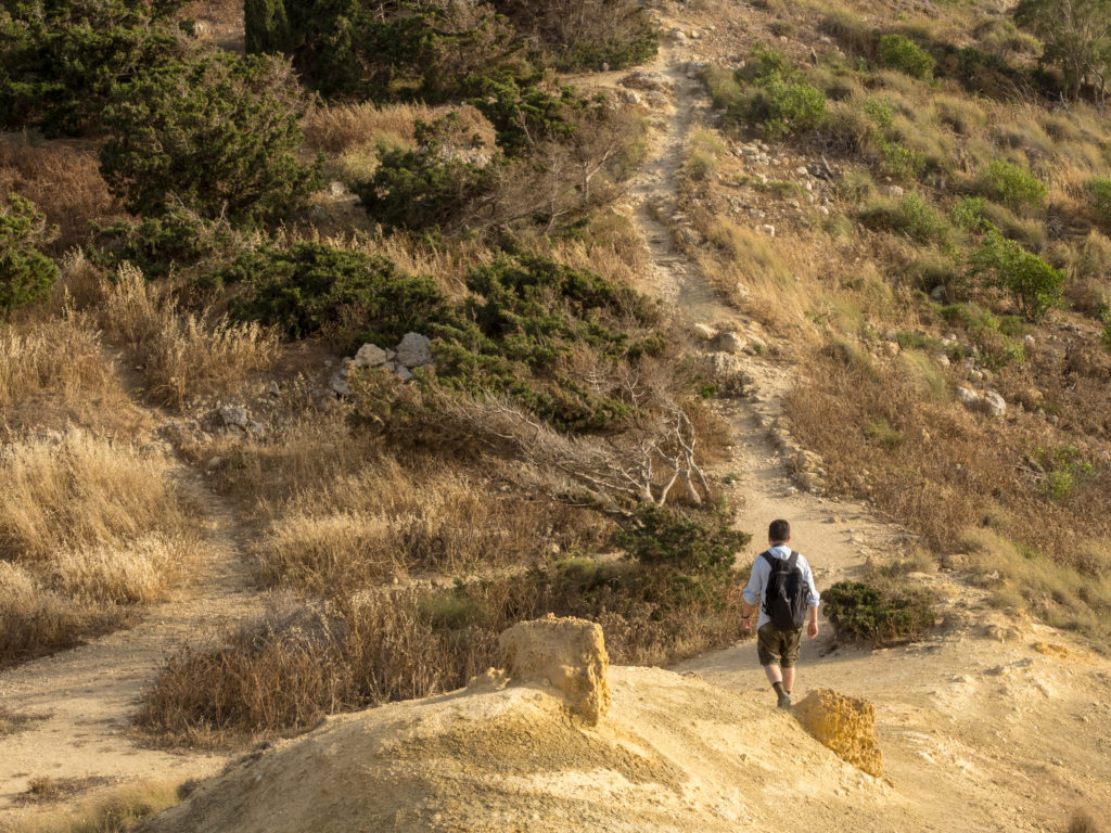 hiking in Malta