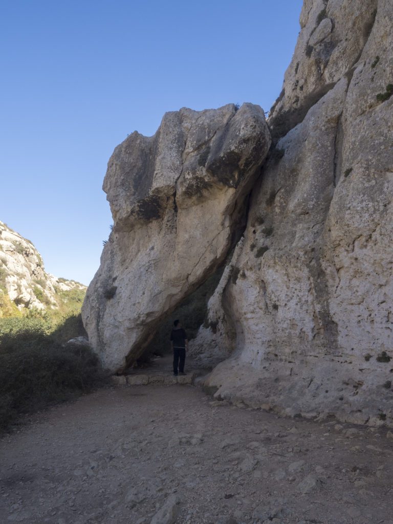 Hiking in Malta - Wied Babu